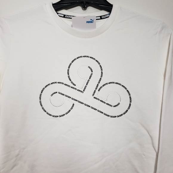 New! Puma × Cloud 9 Disconnect Crewneck Sweater || Mens Size: Small || 530129-01 - Picture 2 of 4